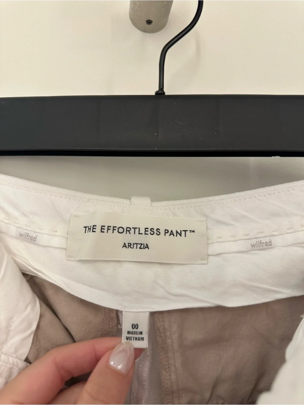 Aritzia tailored wide